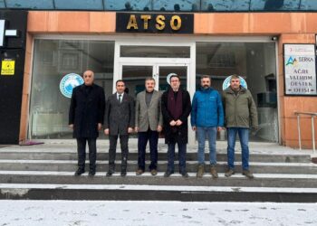 Ağrı İl Defterdarı ve Gelir Müdürü’nden ATSO’ya Ziyaret