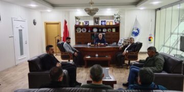 İnşaat Mühendisleri Odası Ağrı İl Temsilciliğinden ATSO’ya Ziyaret