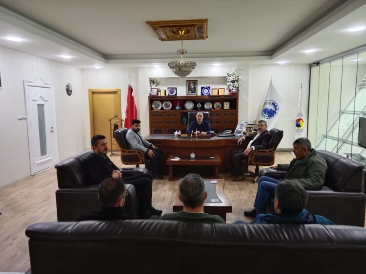 İnşaat Mühendisleri Odası Ağrı İl Temsilciliğinden ATSO’ya Ziyaret