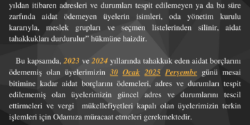 ATSO’dan Önemli Duyuru!