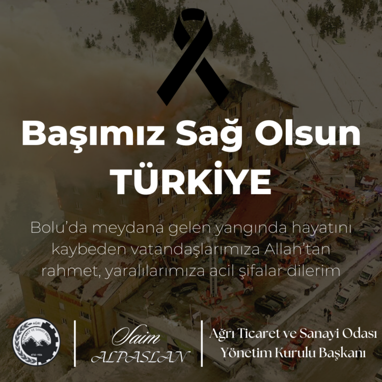 Başkan Alpaslan’dan Taziye ve Geçmiş Olsun Mesajı