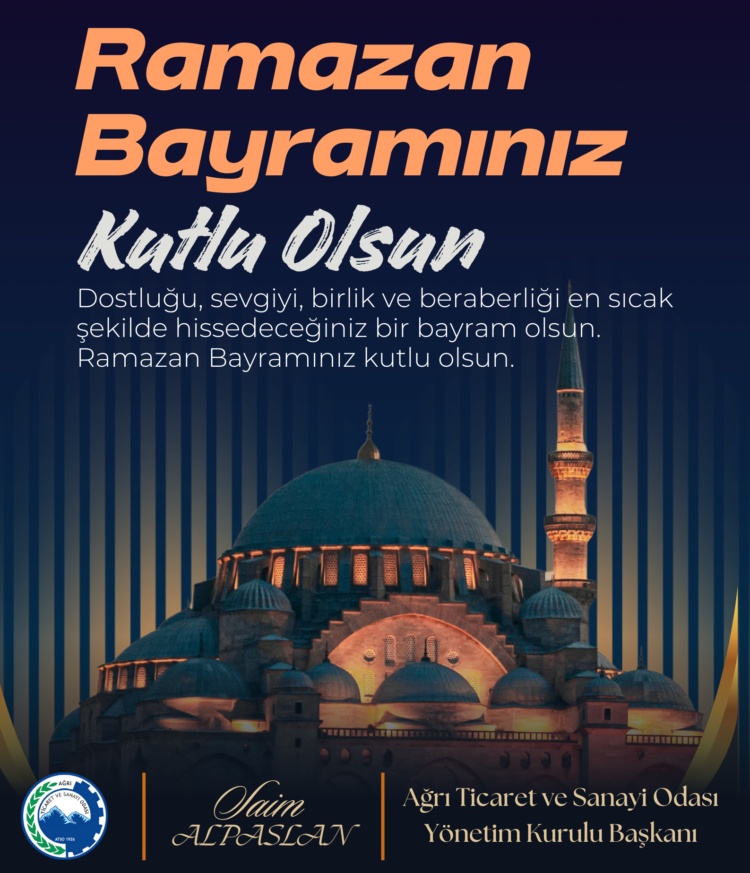 Başkan Alpaslan’dan Ramazan Bayramı Mesajı