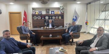 Yapı Kredi Bankası Ağrı Şubesi Müdürü Hüsamettin NALBANT’tan ATSO’ya Ziyaret