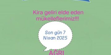 AĞRI İL DEFTERDARLIĞI’NDAN DUYURU