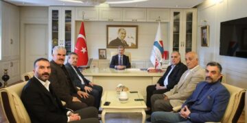 ATSO’dan AİÇÜ Rektörü Prof. Dr. Sn. Gülçin’e Hayırlı Olsun Ziyareti