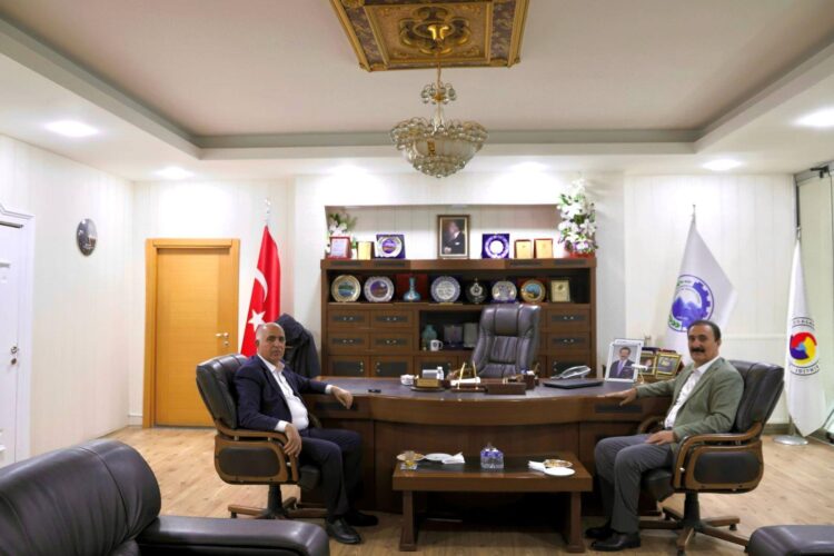 Van Ticaret Borsası Yönetim Kurulu Başkanı Naif SÜER’in ATSO Ziyareti