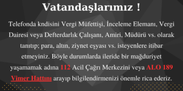 Ağrı İl Defterdarlığından Önemli Duyuru!