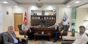 23.Dönem AK Parti Ağrı Milletvekili M.Hanifi ALIR ve Kardeşkol Ağrı İl Sorumlusu Selahattin DEMİRCİ’nin ATSO Ziyareti