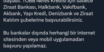 TOBB’dan Önemli Uyarı