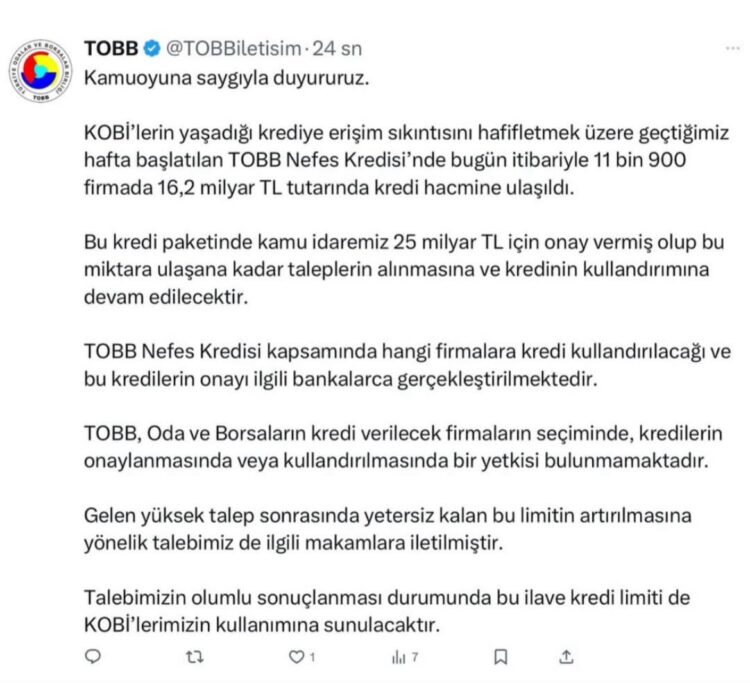 Nefes Kredisi Güncel Hareketler