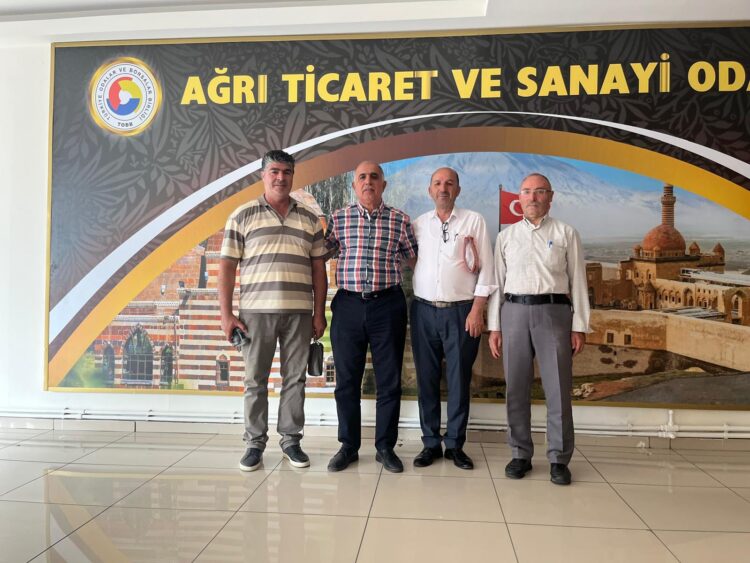 Raşit YILDIRIM, Zeki ERDOĞAN ve Servet ASLAN’ın ATSO Ziyareti