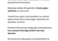 TOBB Başkanı Sn. Hisarcıklıoğlu’nun Firmalar Özelindeki Paylaşımı