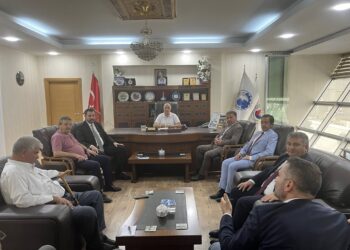 İstanbul Ağrı Dernekler Federasyonu Başkanı Vefa KIZILASLAN ve Beraberindeki Heyetin ATSO Ziyareti