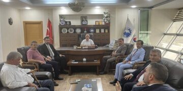 İstanbul Ağrı Dernekler Federasyonu Başkanı Vefa KIZILASLAN ve Beraberindeki Heyetin ATSO Ziyareti