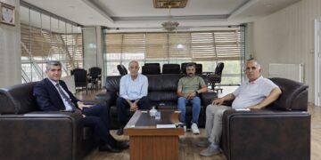 Diyadin Kaymakamı Furkan KORKUSUZ’un  ATSO Ziyareti