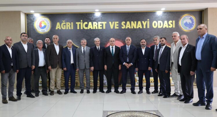 Odalar İstişare Toplantısı Ağrı Ticaret ve Sanayi Odası Öncülüğünde Gerçekleştirildi