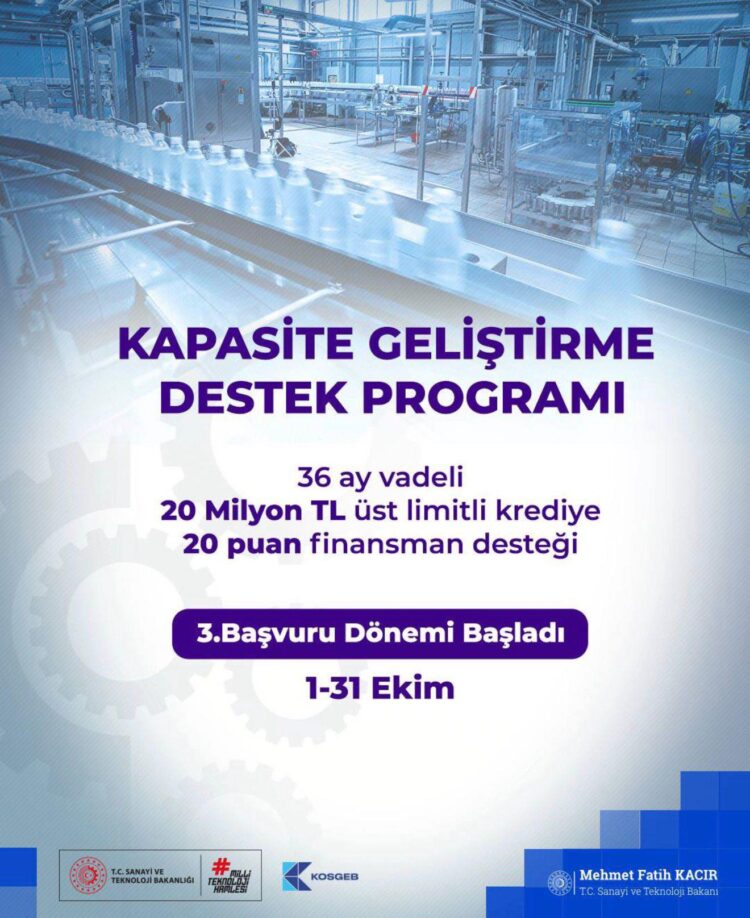 Kapasite Geliştirme Destek Programı’nın 3. Başvuru Dönemi