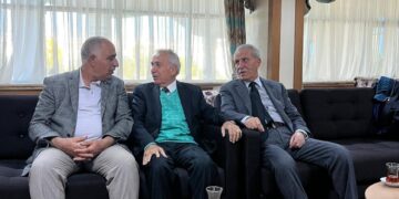 Başkan Alpaslan, Sn. İbrahim ÇEÇEN ve Sn. Yavuz DONAT ile Bir Araya Geldi