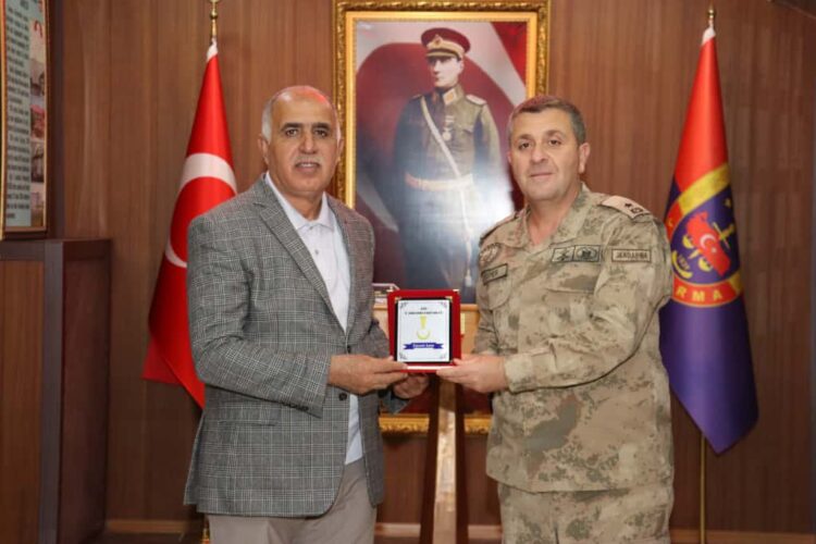 Ağrı İl Jandarma Komutanı Tuğgeneral Fatih Cemal KİPE’e Ziyaret