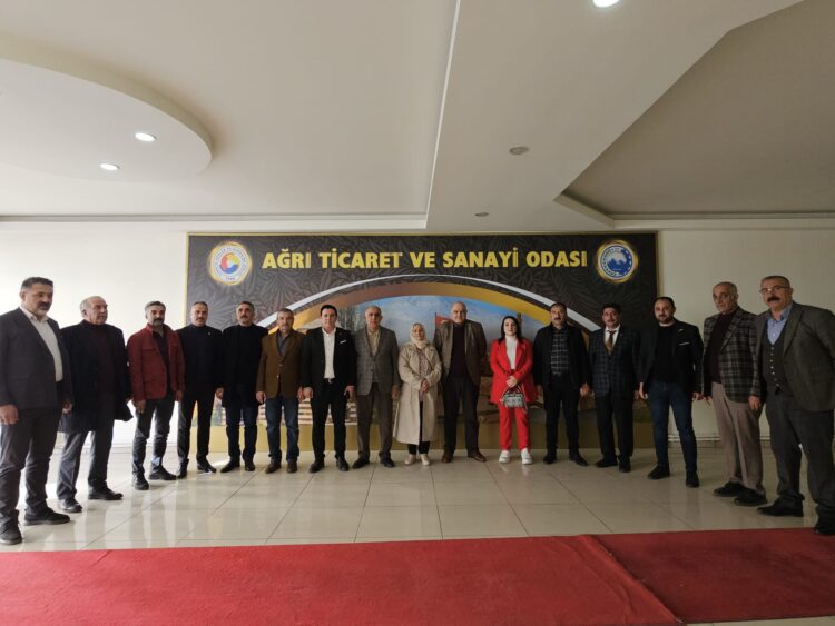 Cumhuriyet Halk Partisi Ağrı İl Başkanı Ali BAYRAM ve Beraberindeki Heyetin, ATSO Ziyaret