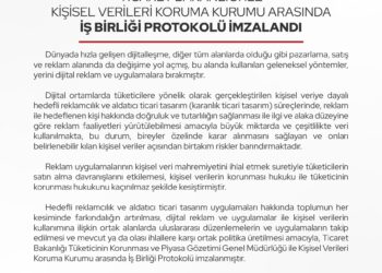 Ticaret Bakanlığı ile Kişisel Verileri Koruma Kurumu Arasında İş Birliği Protokolü İmzalandı