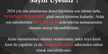 Aidat Ödemesi Hatırlatma