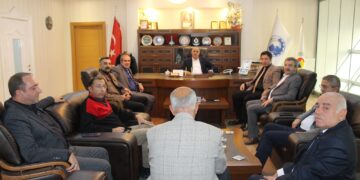 Ağrı Şeker Fabrikası Müdürü Sayın Kürşat ERDOĞAN ve Beraberindeki Heyetten ATSO’ya Ziyaret