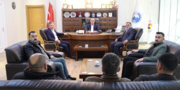 Iğdır Ticaret Borsası Yönetim Kurulu Başkanı Sayın Serhat KUMTEPE ve Beraberindeki Heyetten ATSO’ya Ziyaret