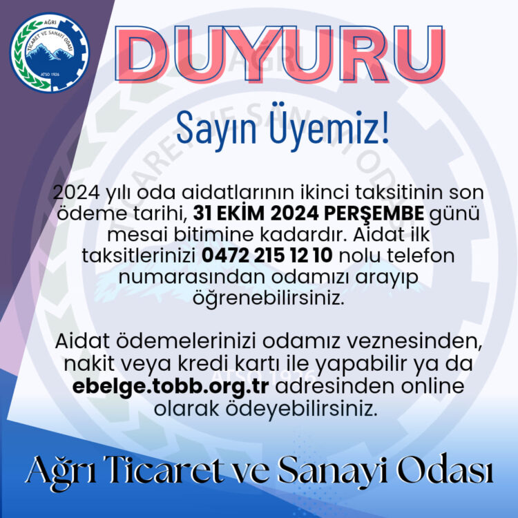 Aidat Ödemeleri Hk.