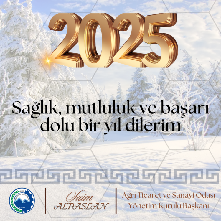 Başkan Alpaslan’dan Yeni Yıl Mesajı