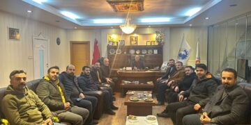 Ak Parti Ağrı İl Başkanı ve Heyetinden ATSO’ya Ziyaret