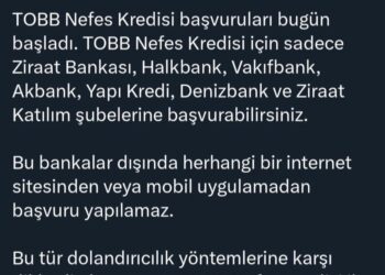 TOBB’dan Önemli Uyarı
