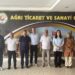 DEM Parti Ağrı Milletvekili Heval BOZDAĞ, Ağrı İl Eşbaşkanı Ayşe KARAKUŞ’un ATSO Ziyareti