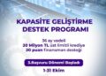 Kapasite Geliştirme Destek Programı’nın 3. Başvuru Dönemi