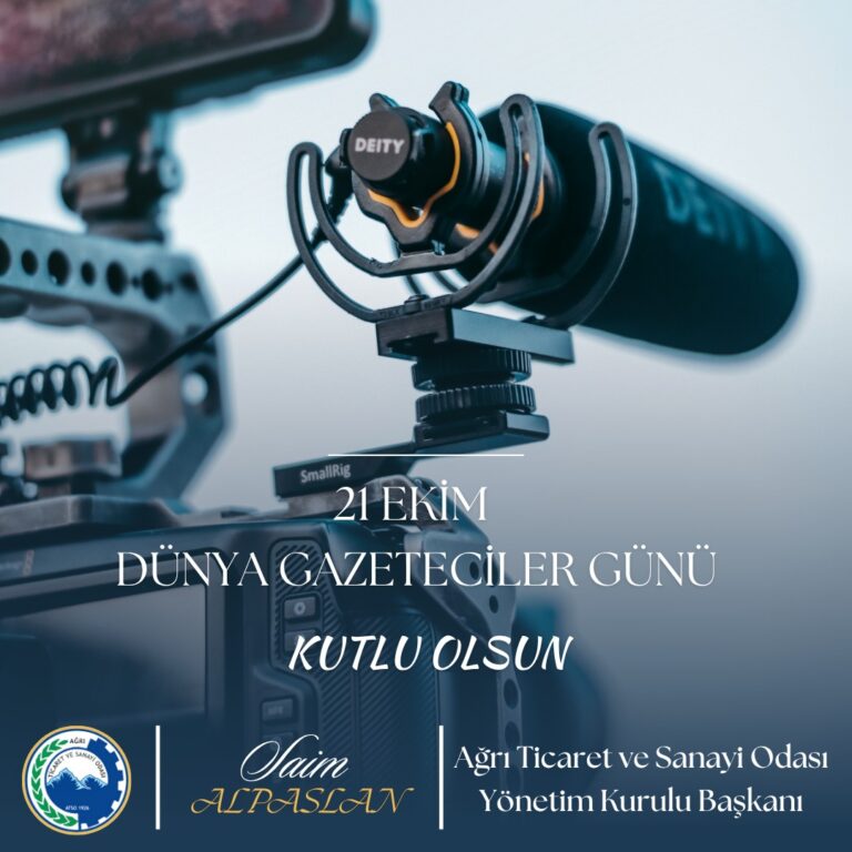 21 Ekim Dünya Gazeteciler Günü Kutlu Olsun