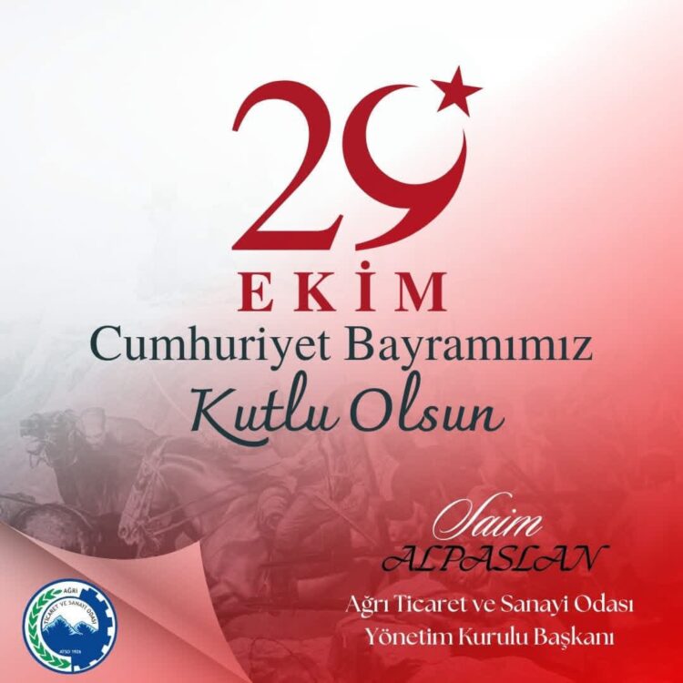 Başkan Alpaslan’dan 29 Ekim Cumhuriyet Bayramı Mesajı