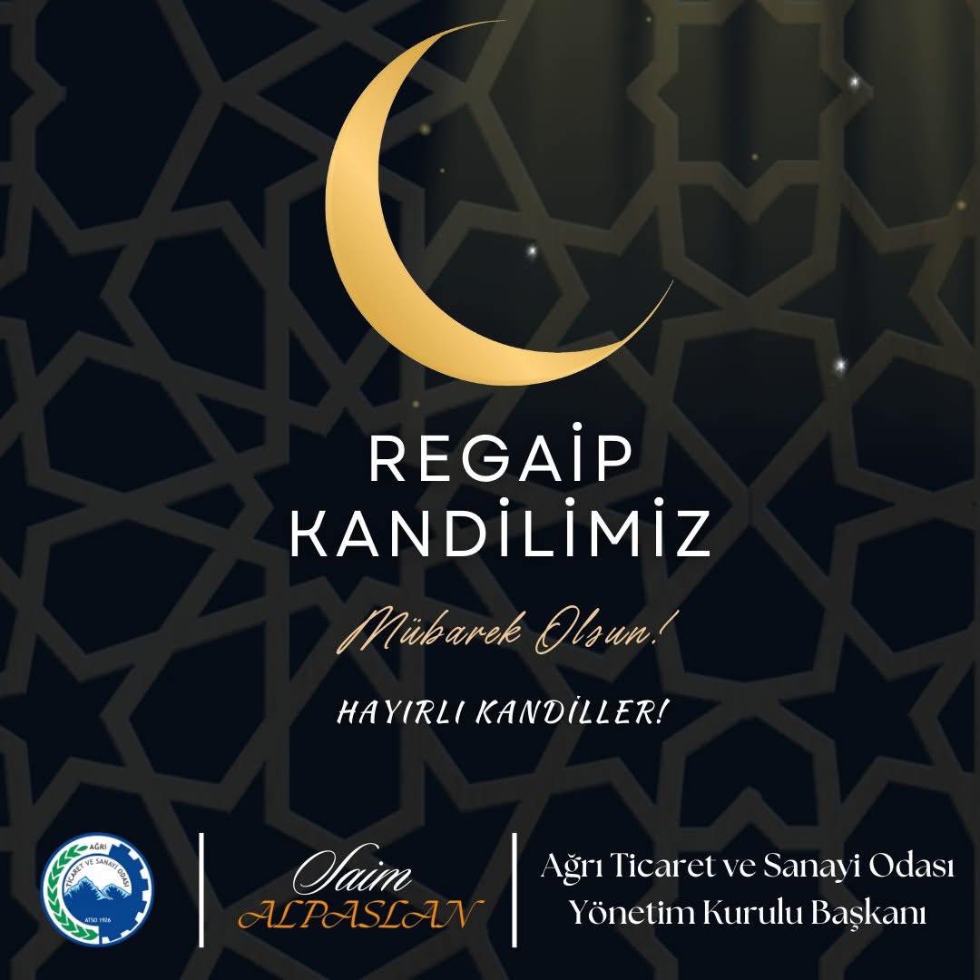 Regaip Kandiliniz Mübarek Olsun
