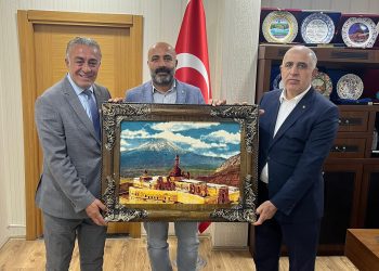 Tunceli TSO Yönetim Kurulu Başkanı Hasan Hüseyin COŞKUN’dan, Başkan Alpaslan’a Ziyaret